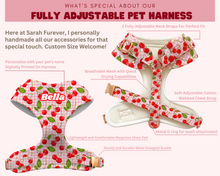 Load image into Gallery viewer, Pink Cherries Dog Harness