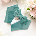 Turquoise Blue Wedding Dog Tuxedo | Wedding Pet Tuxedo Bandana | Optional Change to Classic Button Style | Seafoam Blue Wedding Pet Attire