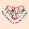 Dahlia Flower Dog Bandana with Ruffles