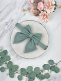 Sage dog bow, available in sailor bow and bow tie, optional with matching sage green dog collar, perfect for wedding and parties
