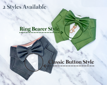 Load image into Gallery viewer, Dark Green Dog Tuxedo Bandana