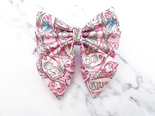 Load image into Gallery viewer, Christmas Buddies Bow, Available in bow tie and sailor bow