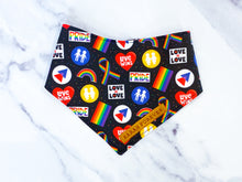Load image into Gallery viewer, Love is Love Dog Bandana