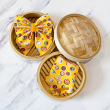 Load image into Gallery viewer, Hong Kong Dim Sum Dog Bow, Available in bow tie and sailor bow
