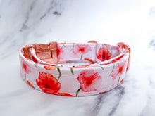 Load image into Gallery viewer, Poppy Field dog collar