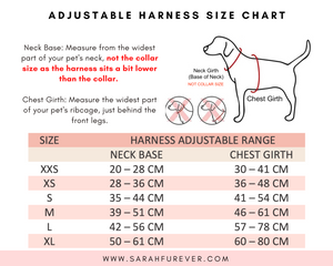 Poppy Field Adjustable Dog Harness