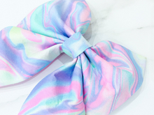 Load image into Gallery viewer, Pastel plash bow tie/ sailor bow