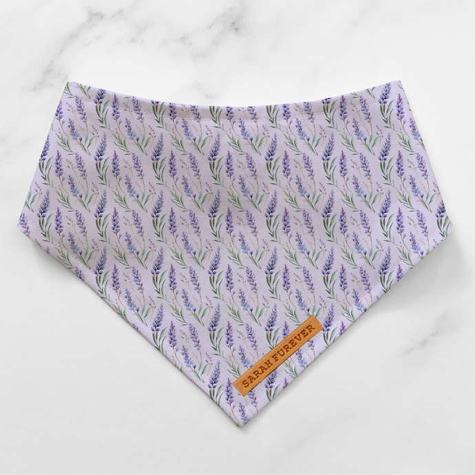 Lavender Field Dog Bandana