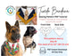 Size M Dog Tuxedo Bandana Sewing Pattern PDF, Instant Download