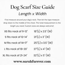 Load image into Gallery viewer, Green Monster Inspired Christmas Dog Scarf