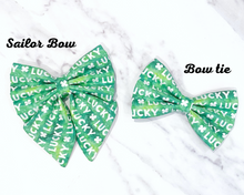 Load image into Gallery viewer, Champagne Gold Roses Wedding dog bow – available in sailor bow and bow tie styles
