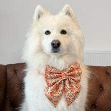 Load image into Gallery viewer, Boho Pumpkin Patch Dog Bow – Available in Bow Tie and Sailor Bow