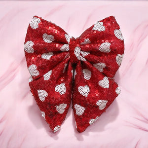 Valentine’s Day Red Hearts Sailor Bow