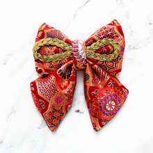 Load image into Gallery viewer, Chinese New Year Lucky Dog Bow