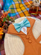Bespoke Terracotta Dog Tuxedo Harness: Outfit for Dog Ring Bearer