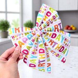 Birthday Dog Sailor Bow