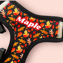 Load image into Gallery viewer, Autumn Maple Leaves Dog Harness