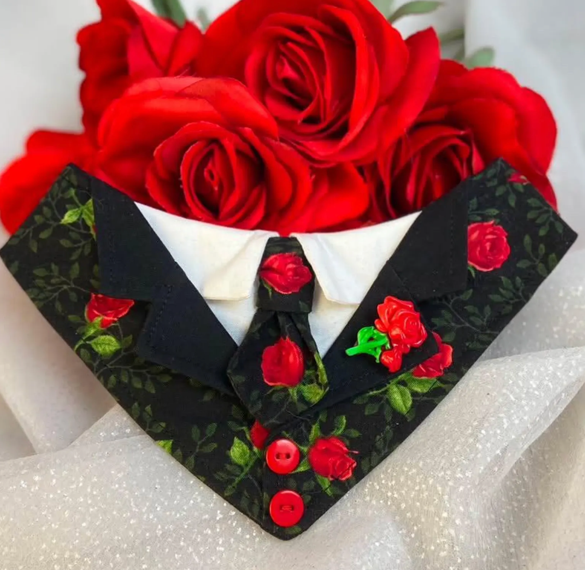 Size 2XL Dog Tuxedo Bandana Sewing Pattern PDF, Instant Download