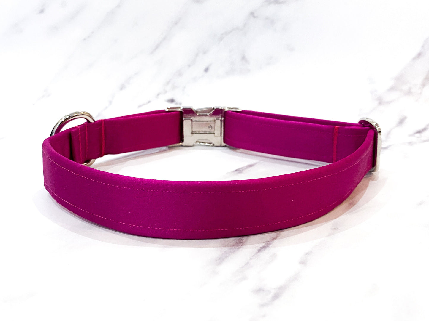 Cerise Silk Satin Dog Bow, Available in Bow Tie and Sailor Bow