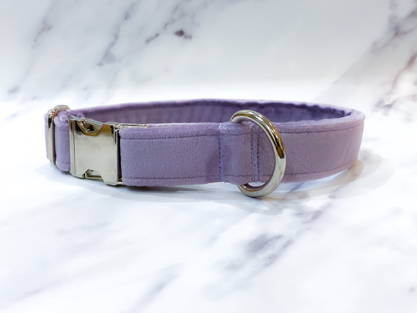 Light Purple / Lavender Velvet Dog Bow – Available in Sailor Bow and Bow Tie – Optional to Add Matching Purple Pet Collar
