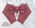 Wedding Dog Tuxedo Bandana: Dusty Pink Suit for Pet Ring Bearer