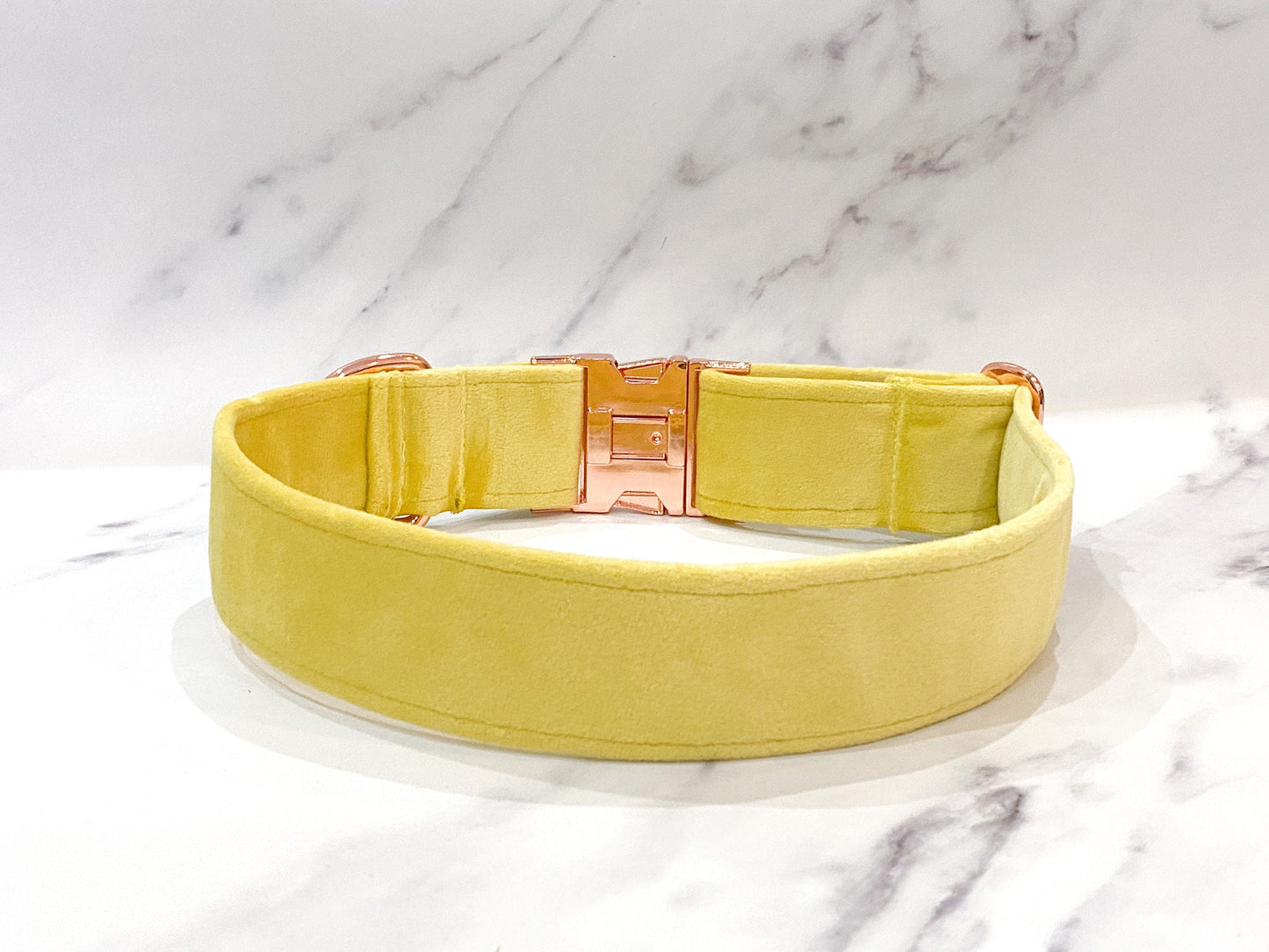 Pastel Yellow velvet dog bow, Available in sailor bow and bow tie style, Optional upgrade to Dog Collar Bow Set, Bright Yellow Pet Bow