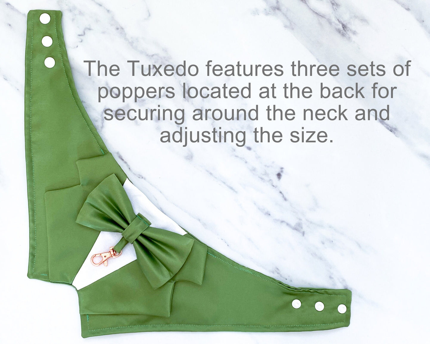 Olive Green Wedding Dog Tuxedo | Wedding Pet Tuxedo Bandana  | Dog Wedding Ring Bearer | Dark Sage Green |  Luxury Wedding Pet Attire