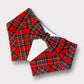 Royal Stewart Tartan Dog Tuxedo Bandana, Scottish Checks Wedding Waistcoat for Clan Stewart