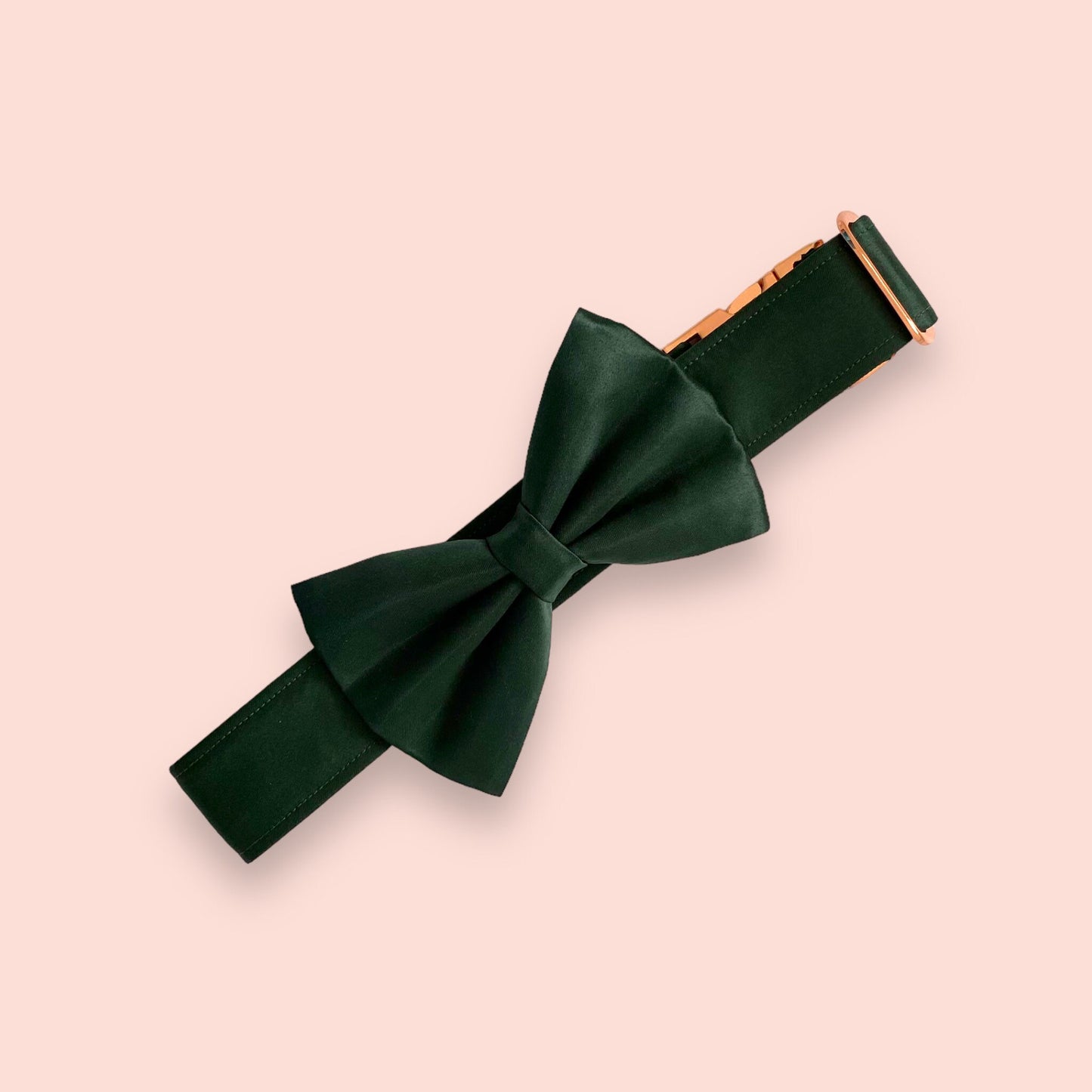 Forest Green Christmas Dog Bow, Available in sailor bow and bow tie styles, optional upgrade to bow collar bundle, festive seasons pet bow
