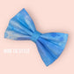 Sky Blue Dog Sailor Bow – personalise with name – Handcrafted in the UK