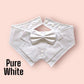 Pure White Velvet Wedding Dog Tuxedo, Solid White Tuxedo Bandana, Optional Upgrade to Ring Bearer, Perfect for Wedding parties