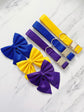 Bright Yellow Dog Bow, Available in Sailor bow and Bow Tie Style, Silk Yellow Dog Collar and Bow set, Spring and Summer Dog Bow Collar