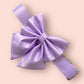 Lilac Silk Dog Bow – Purple Sailor Bow or Bow Tie