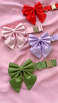Light Pink Silk Dog Sailor Bow for Wedding Pet Attire