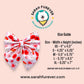 Pink Poppy Flower Dog Bow, Available in Bow Tie and Sailor Bow Styles