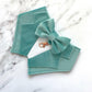 Turquoise Blue Wedding Dog Tuxedo | Wedding Pet Tuxedo Bandana  | Optional Change to Classic Button Style | Seafoam Blue Wedding Pet Attire