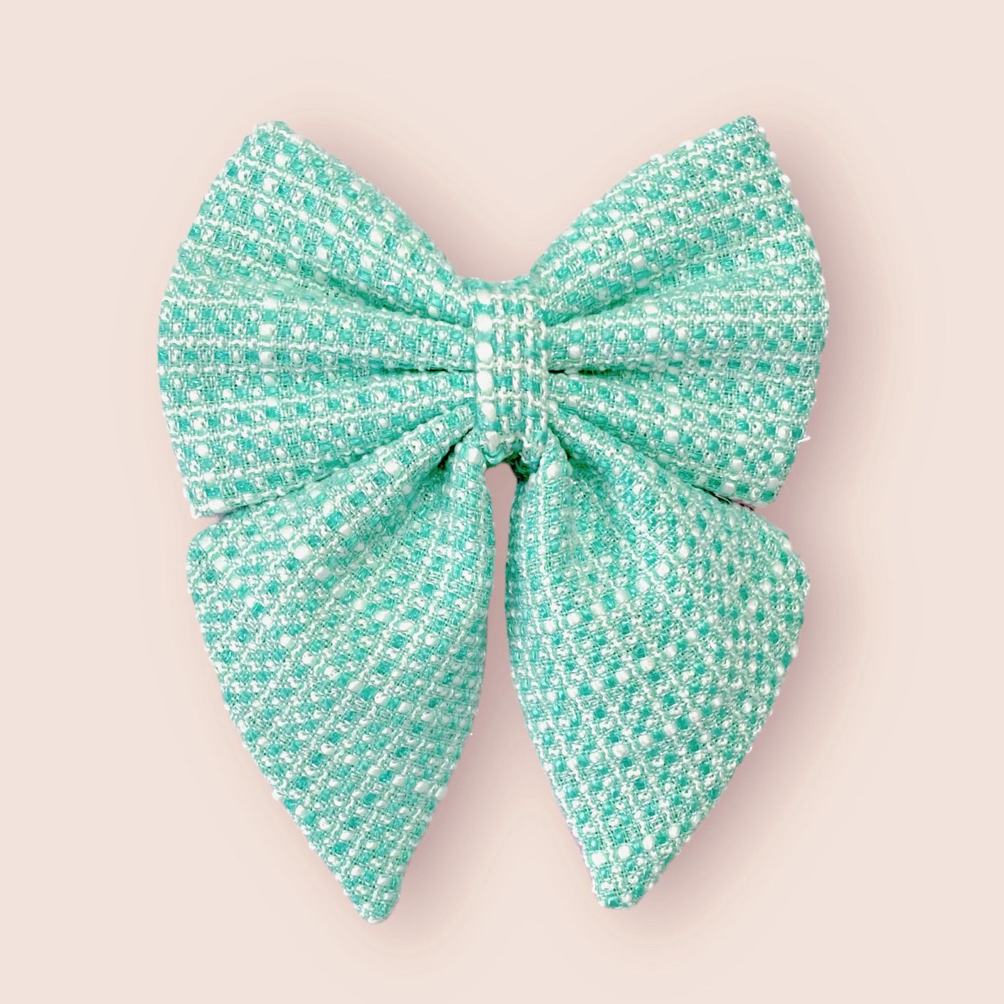 Mint Green Dog Bow for Spring and Easter: Bowtie or Sailor Bow