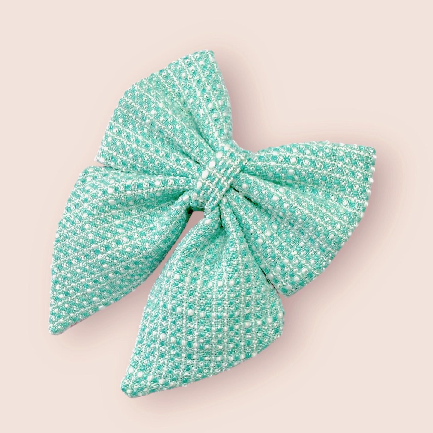 Mint Green Dog Bow for Spring and Easter: Bowtie or Sailor Bow