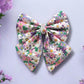 Purple Daisy Dog Bow for Spring: Bowtie or Sailor Bow