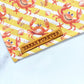 Yellow Summer Crabs Adjustable Dog bandana