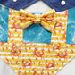 Crabs & Ocean Dog Bandana with Bowtie: Summer Beach Style