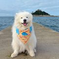 Crabs & Ocean Dog Bandana with Bowtie: Summer Beach Style