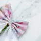 Summer Garden dog bow, Pastel Garden Dog Bow, available in sailor bow and bow tie styles, perfect for spring and summer