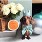 Sage dog bow, available in sailor bow and bow tie, optional with matching sage green dog collar, perfect for wedding and parties