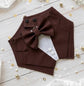 Dark Brown Dog Tuxedo Bandana: Wedding Ring Bearer Outfit