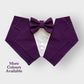 Dark Purple Wedding Dog Tuxedo Bandana: Ring Bearer Outfit, Handmade in Norfolk
