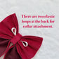 Red Velvet Dog Bow Tie or Sailor Bow - Christmas Dog Gift