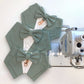Sage Green Wedding Dog Tuxedo Bandana, Ring Bearer Style Available, More Colours Available