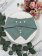 Sage Green Wedding Dog Tuxedo Bandana, Ring Bearer Style Available, More Colours Available