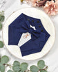 Navy Blue Wedding Dog Tuxedo Bandana, Ring Bearer Outfit For Pets